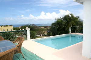 Sea view from Calamansi villa in Nevis